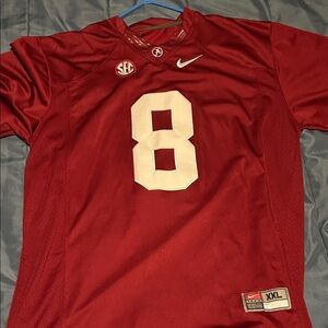 Nike Crimson Jersey with Number 8 XXL